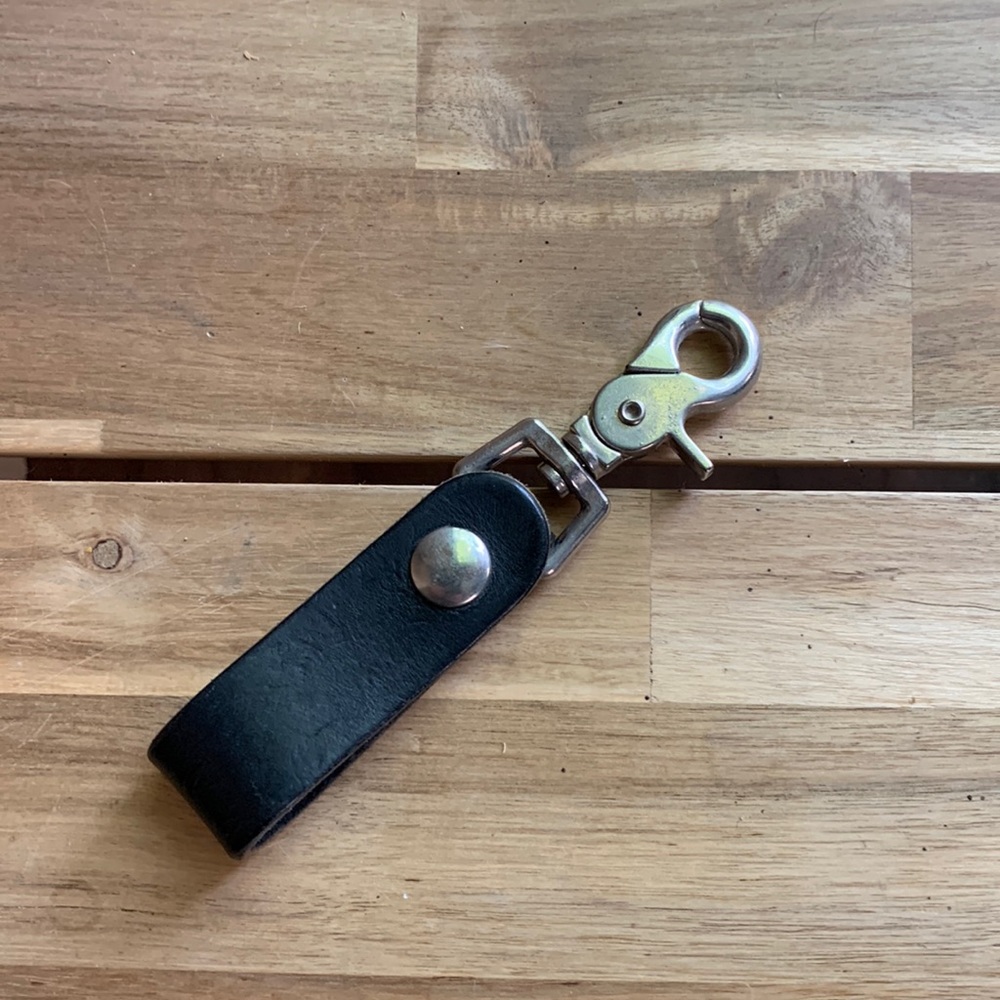 Leather & Metal Key Holder